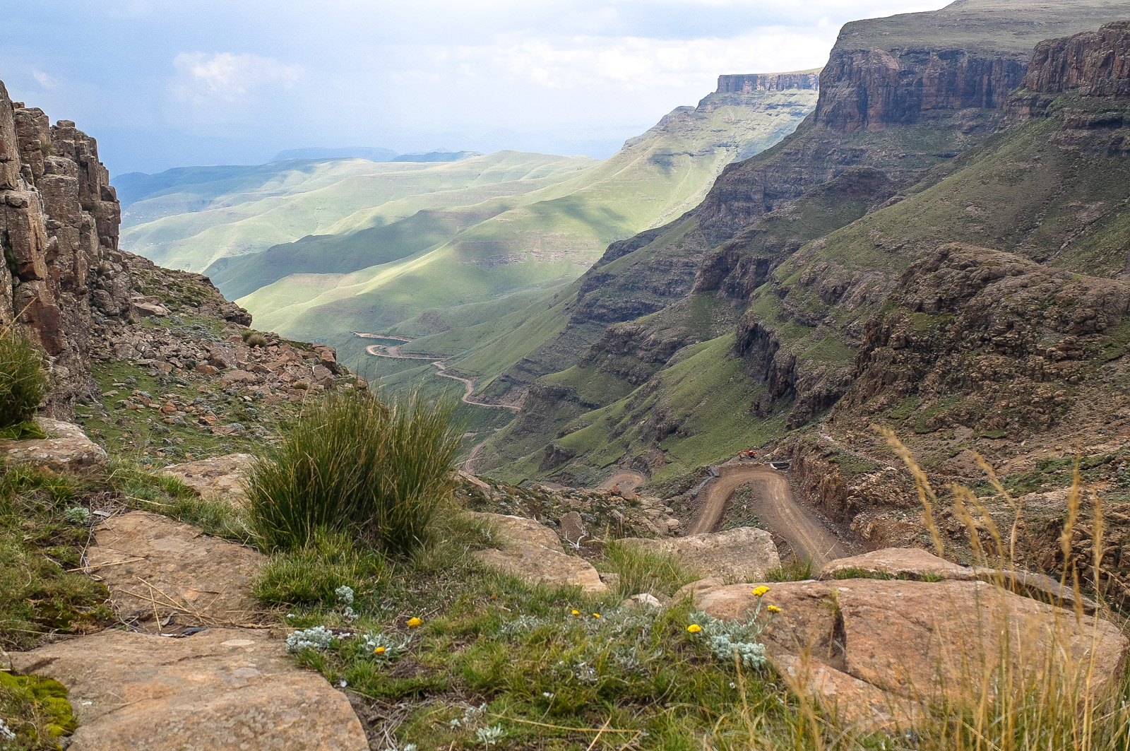 Der Sani Pass Von Südafrika Nach Lesotho Hoch Hinaus