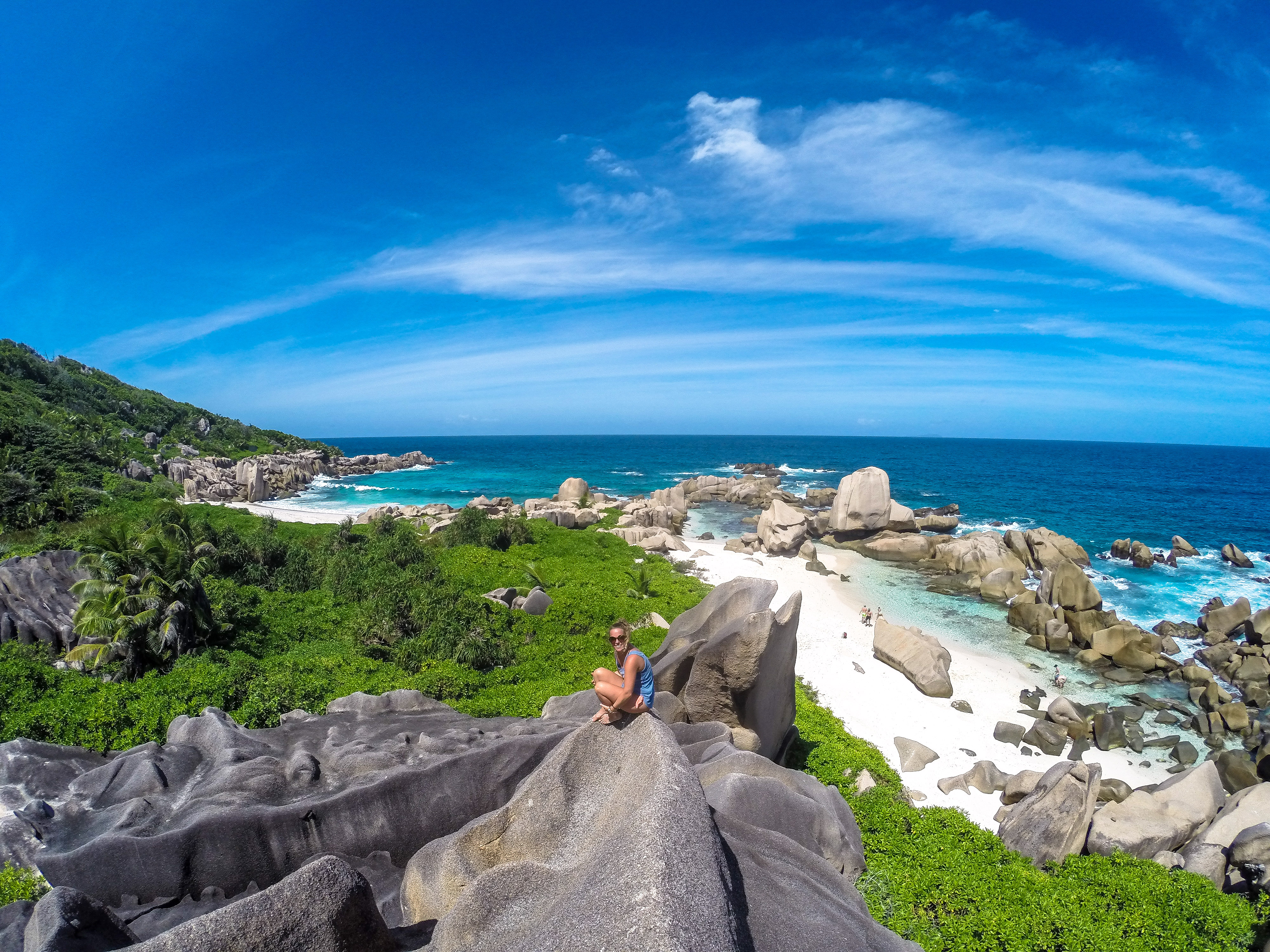 Wandern Seychellen La Digue