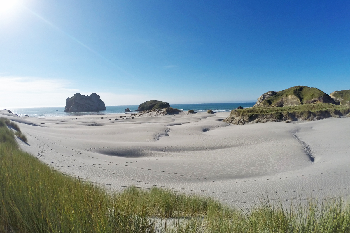 Wharariki Beach, Neuseeland