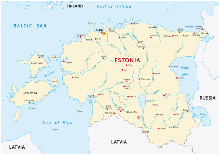 Tallinn Karte Estland