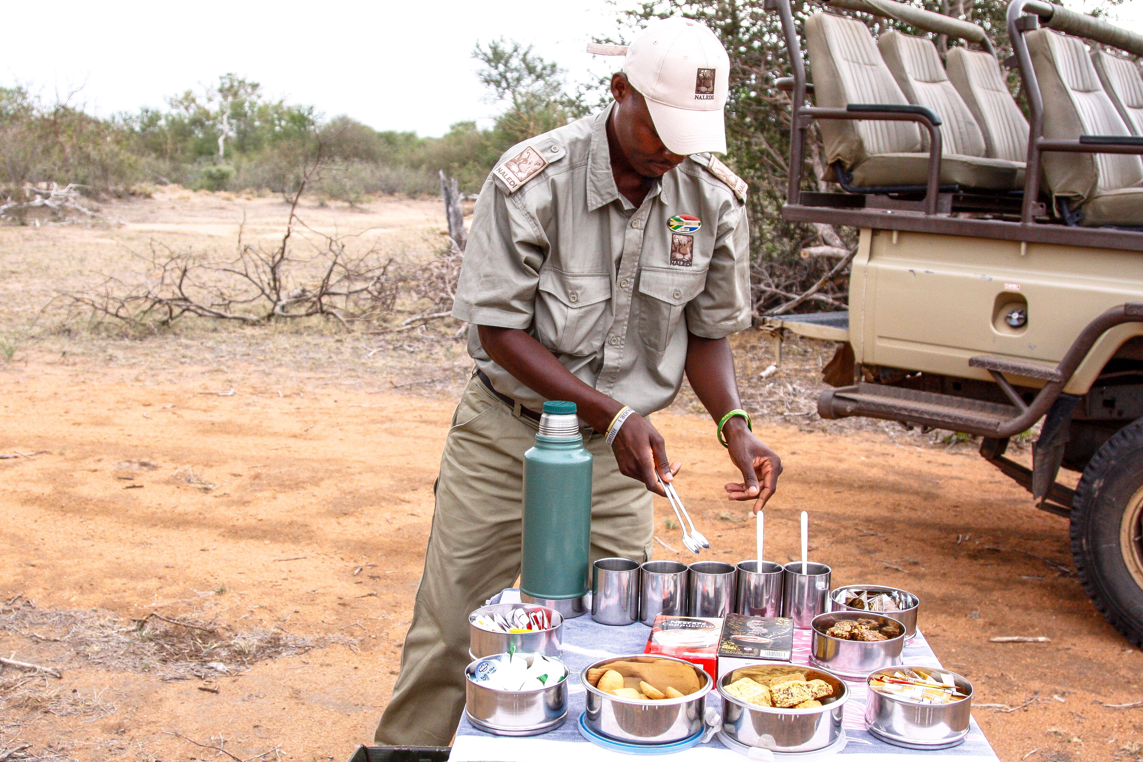 Kaffeepause im Busch Kaffeepause im Busch, Balule Game Reserve, Naledi Enkoveni, Prem