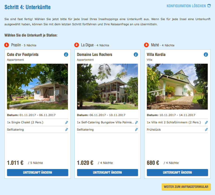 Seychellen Inselhopping mit Seyvillas