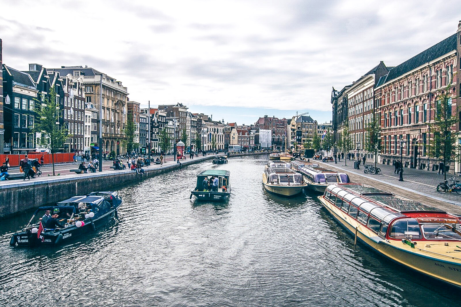 grachten amsterdam, wochenende in amsterdam