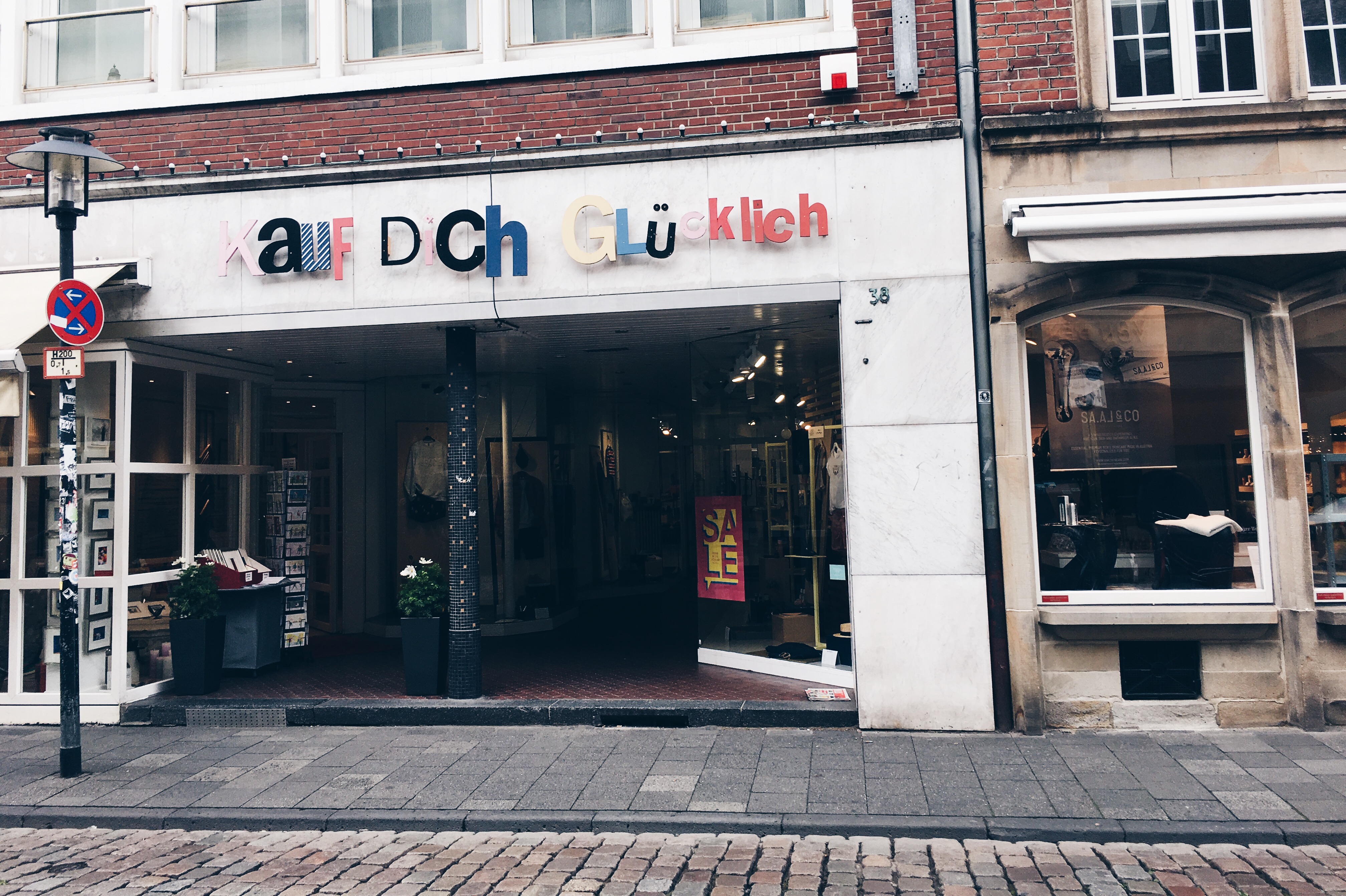 Ein Wochenende in Münster, Einkaufen