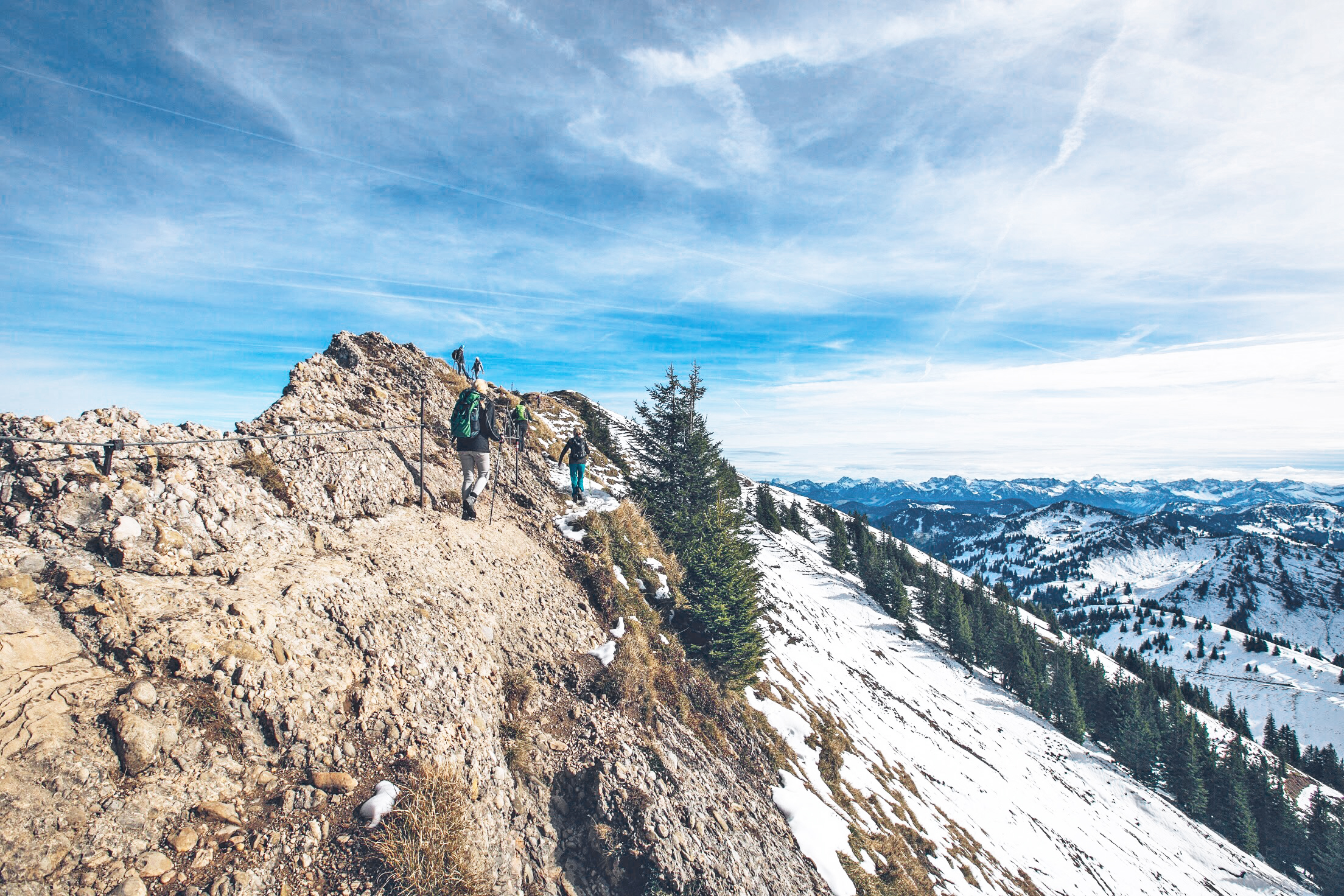 Hochgrat Wanderung Gipfelkreuz