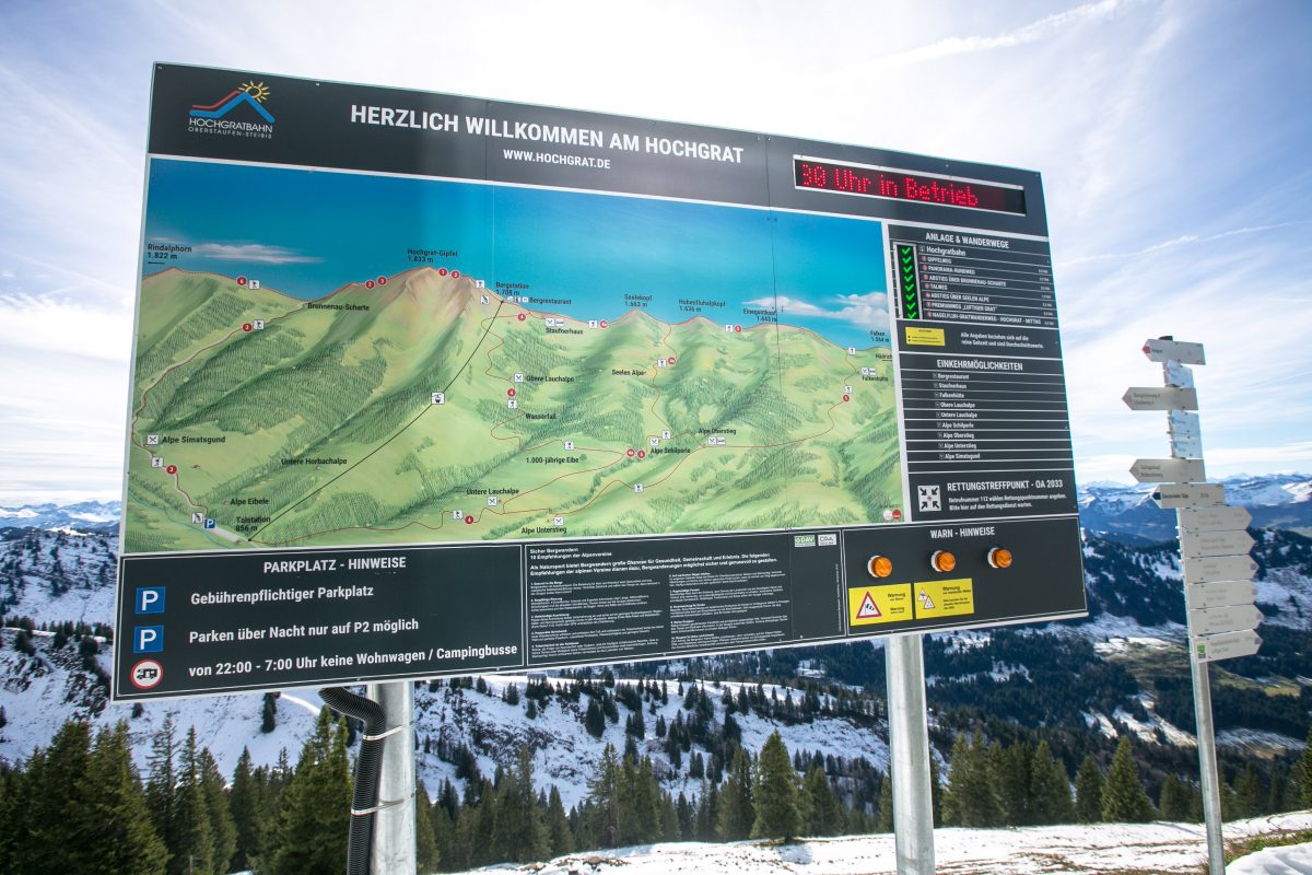 Hochgrat, Oberstaufen Steigis, Wandern am Hochgrat