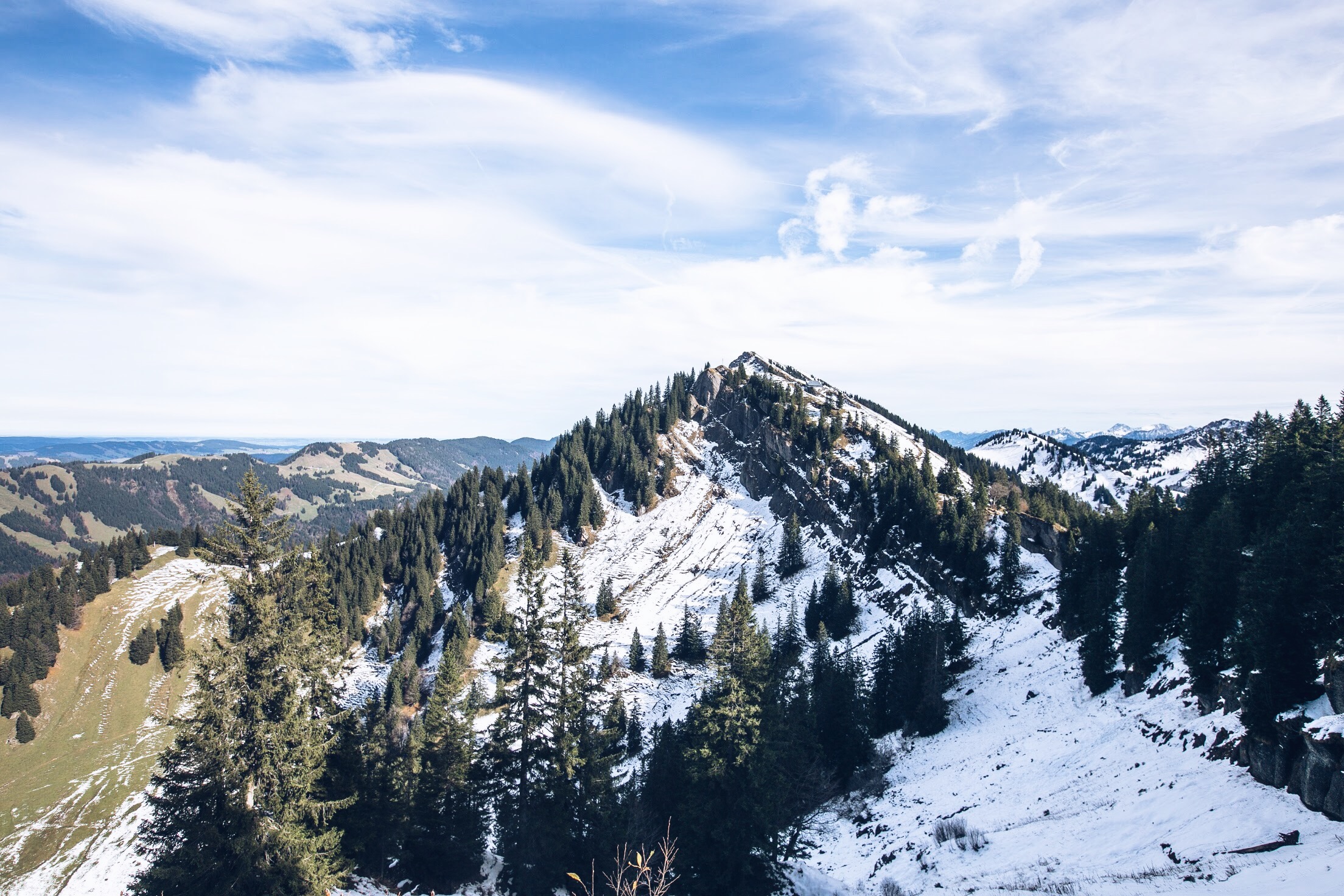 Nagelflug wanderung am hochgrat, Oberstaufen Steigis, Bayern