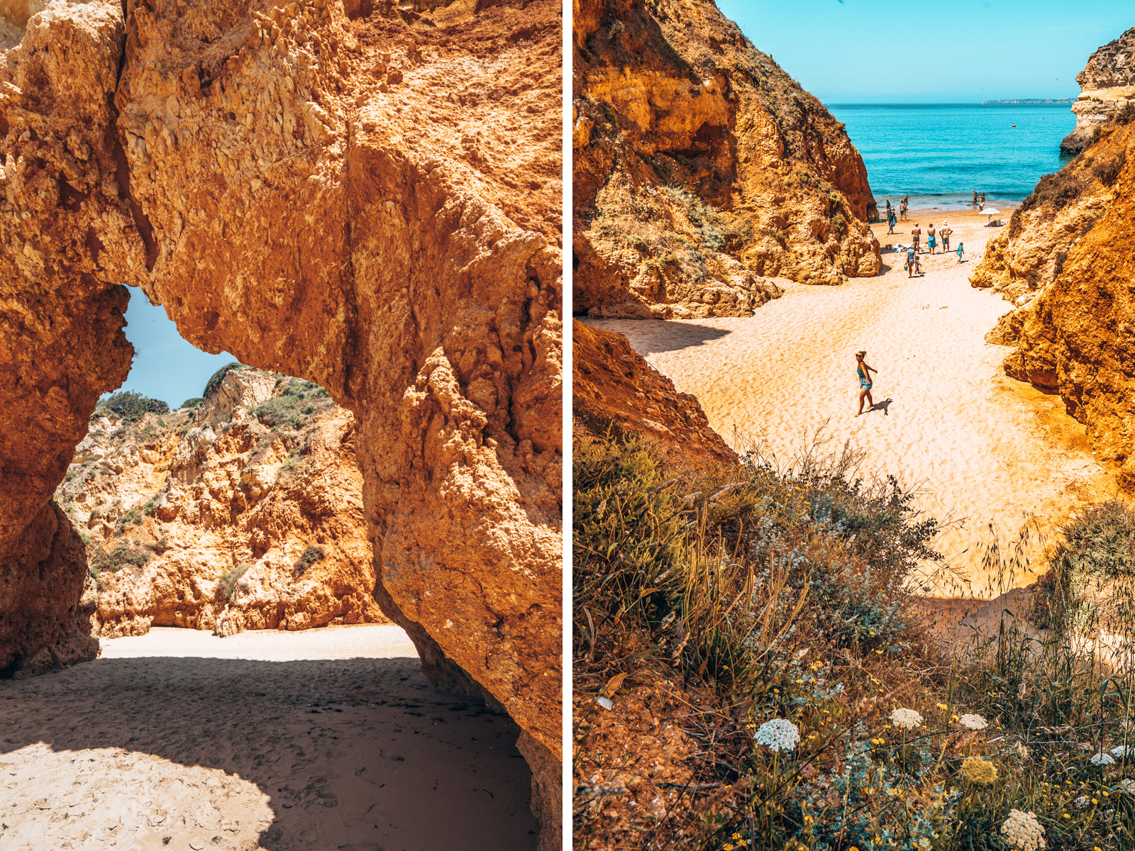 Praia dos Três Irmãos, schönste Orte Algarve, Portugal Sehenswürdigkeiten