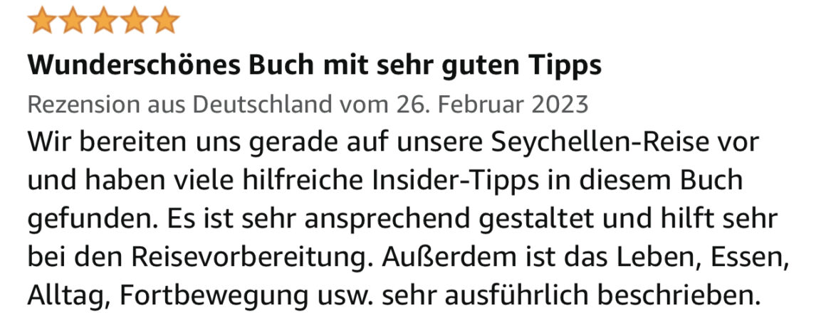 Seychellen Reiseführer WOLKENWEIT