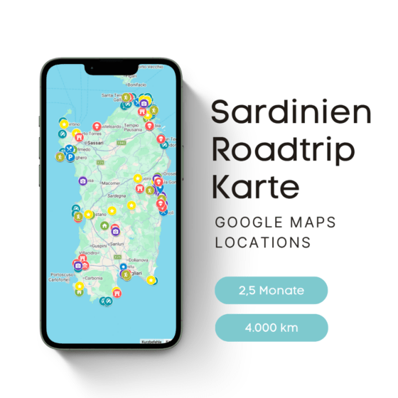 Sardinien Google Maps Karte – 200+ Tipps für deinen Roadtrip